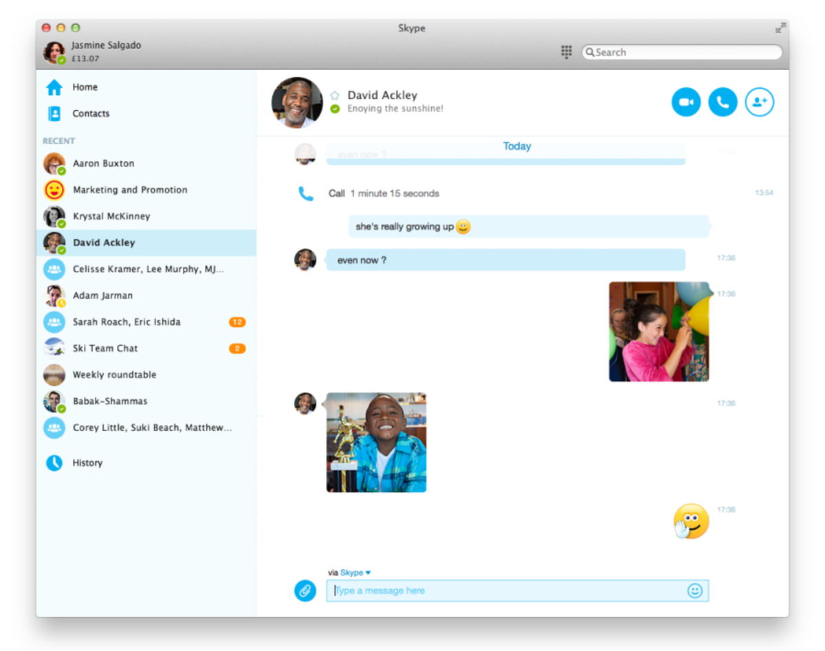 chat clients compatible with skype for business mac